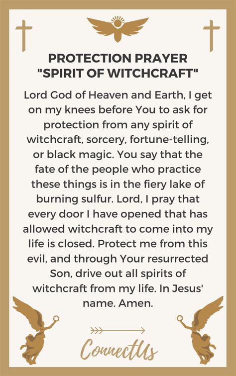 Prxyer to get rid of witchcraft